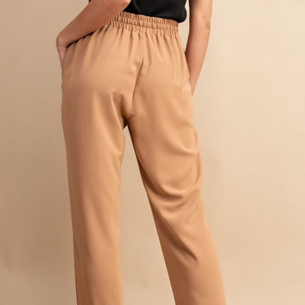 Drawstring Woven Pants - Picture 2 of 4